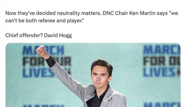 Hogg Kicked Out of DNC – HotAir