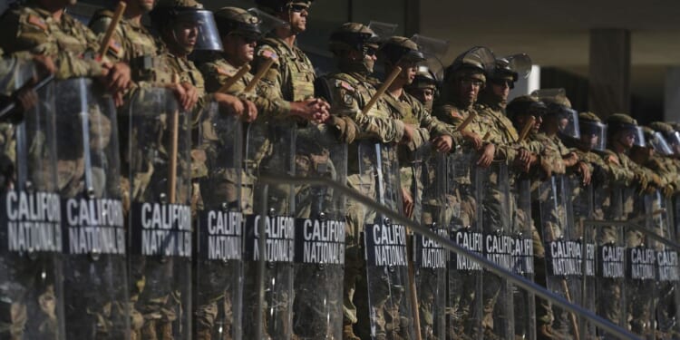 Judge questions Trump's use of troops in California
