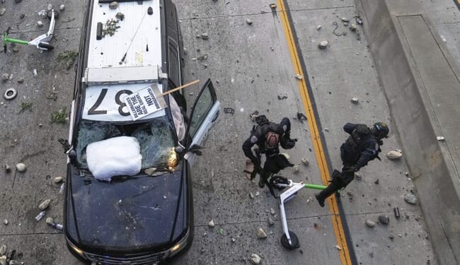 Ho-Hum, Nothing to See Except 'Lawful' Angelenos Attempting to Murder Cops; Dem Govs Endorse! – HotAir