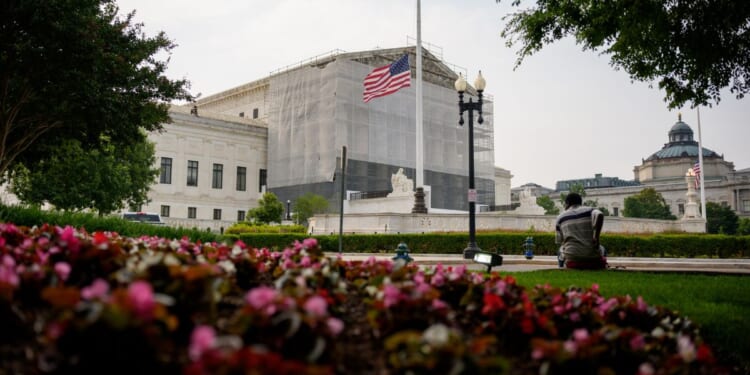 The U.S. Supreme Court building is pictured in Washington, D.C, on June 5.