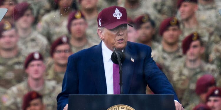 President Donald Trump made his announcement Tuesday during a visit to Fort Bragg, North Carolina.