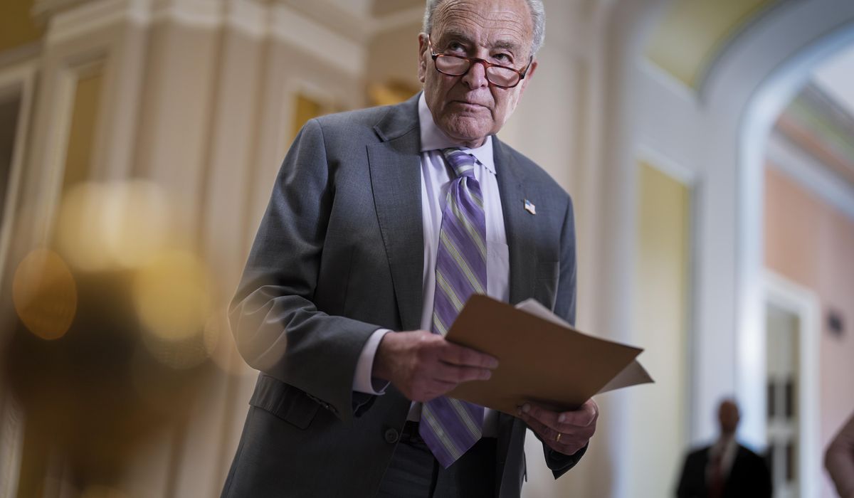 Chuck Schumer wants White House budget chief fired for advocating for a partisan spending process