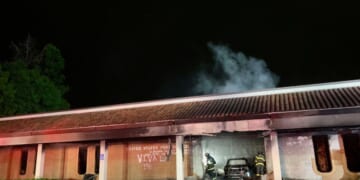 Postal inspectors investigating fiery car crash at California post office as an intentional act