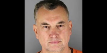 This booking photo provided by the Hennepin County Sheriff's Office shows Vance Boelter in Green Isle, Minnesota, on June 16.