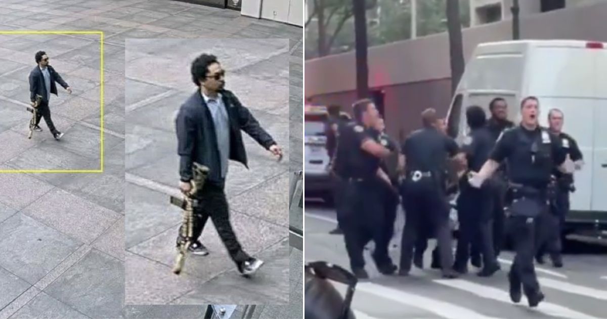 The unidentified man, shouting "Free Palestine!" reportedly shot at least two people, including an NYPD officer.