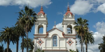The Five Wounds Portuguese National Church is pictured in San Jose, California.