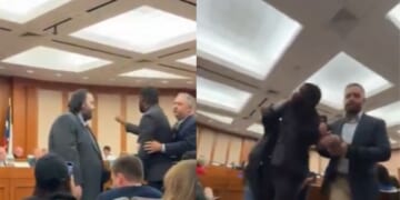 Texas Democratic congressional candidate Isaiah Martin was forcibly removed from a hearing about redistricting on July 24, 2025.