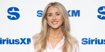 Riley Gaines visits The Megyn Kelly Show at the SiriusXM Studios on May 20, 2024, in New York City.