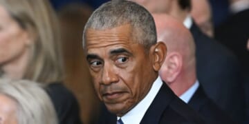 Former President Barack Obama attends the inauguration of Donald Trump in the U.S. Capitol Rotunda in Washington, D.C., on Jan. 20.