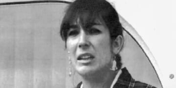 Ghislaine Maxwell reads a statement for her family in Tenerife, Spain, on Nov. 7, 1991.