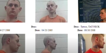 Joshua Taylor allegedly bit off a man's earlobe earlier this month in Kaufman County, Texas.