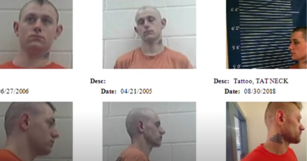 Joshua Taylor allegedly bit off a man's earlobe earlier this month in Kaufman County, Texas.