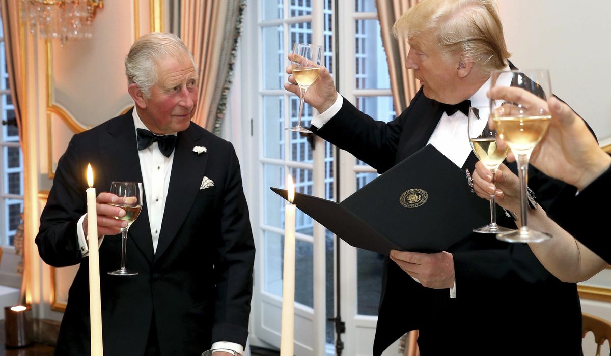 Trump honored with historic second state visit in U.K.