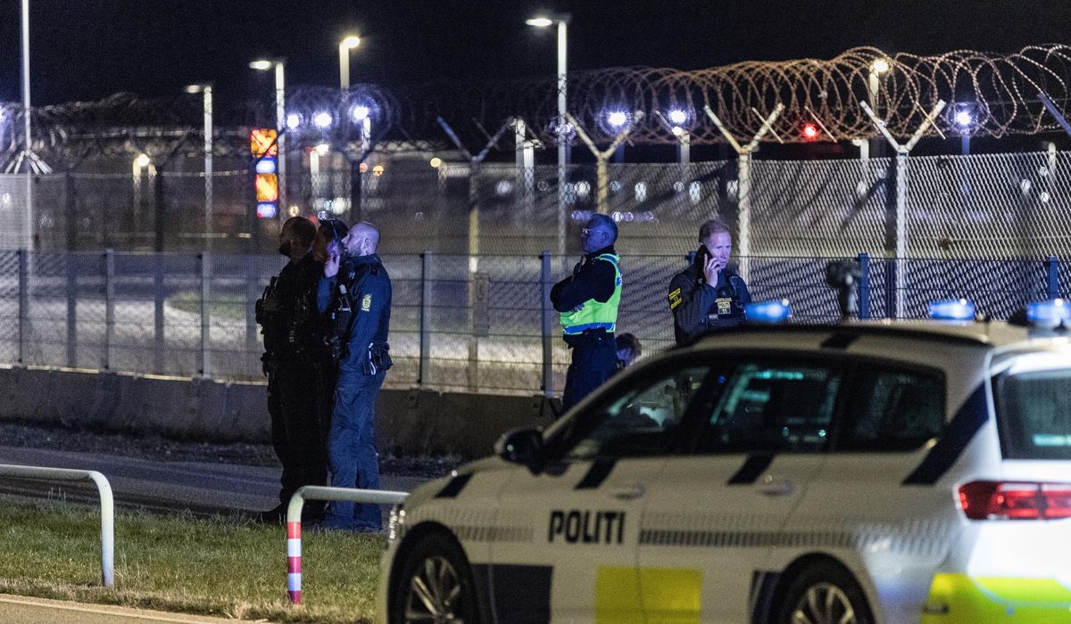 Danish police investigating after drones flew over Copenhagen Airport for hours