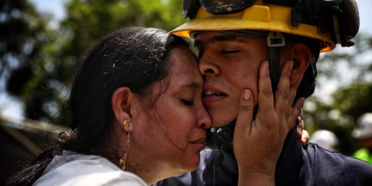 After 43 hours trapped in Colombian gold mine, 23 miners rescued
