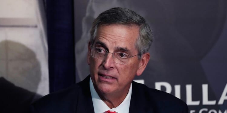 Georgia's Brad Raffensperger labors to turn his clash with Trump into an advantage in GOP primary