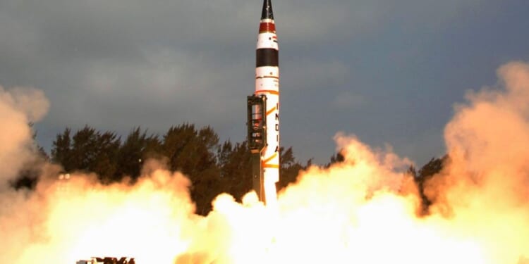 India launches new ballistic missile meant to be fired from train