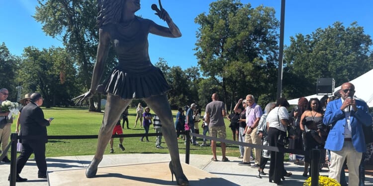 Statue Tina Turner unveiled in Tennessee community where she grew up