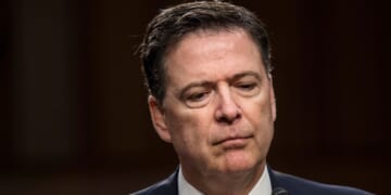 Former FBI Director James Comey testifies before the Senate Intelligence Committee on Capitol Hill in Washington, D.C., on June 8, 2017.