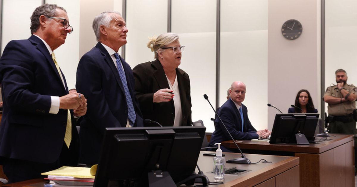 Defense attorneys Richard G. Novak, left, Michael N. Burt, and Kathryn Nester, who are representing Tyler Robinson, the man accused of killing Charlie Kirk at Utah Valley University, appear Monday at a waiver hearing in Utah County Court in Provo, Utah.