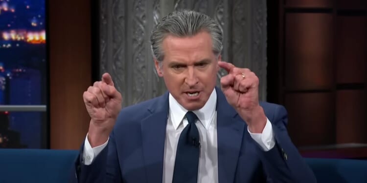 On Tuesday, Gov. Gavin Newsom went on "The Late Show with Stephen Colbert" and doubled down on his rhetoric against ICE agents.