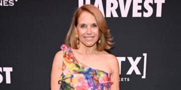 Katie Couric attends City Harvest Presents The 2025 Gala: Carnaval at Cipriani 42nd Street on April 22, 2025, in New York City.