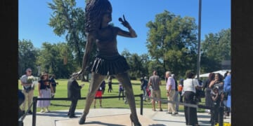 A statue of singer Tina Turner was unveiled Saturday in her home town of Brownsville, Tennessee.