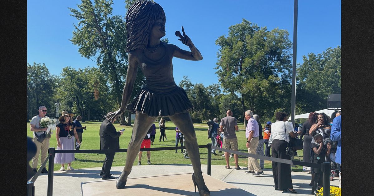 A statue of singer Tina Turner was unveiled Saturday in her home town of Brownsville, Tennessee.