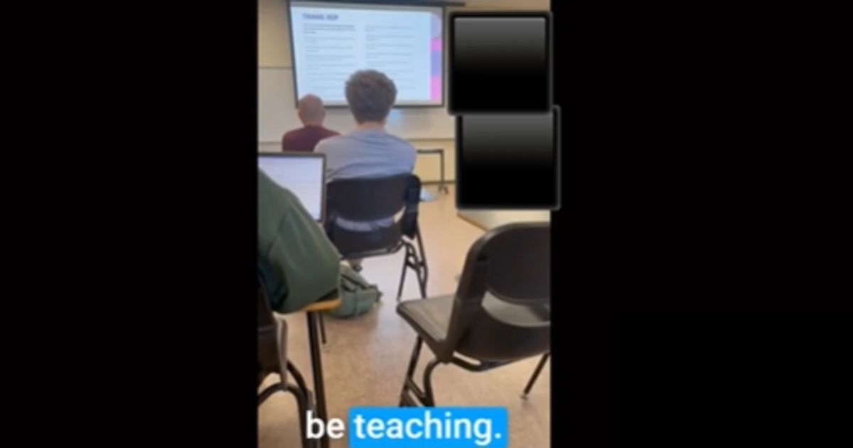A student at Texas A&M University confronted professor Melissa McCoul on her promotion of transgenderism.