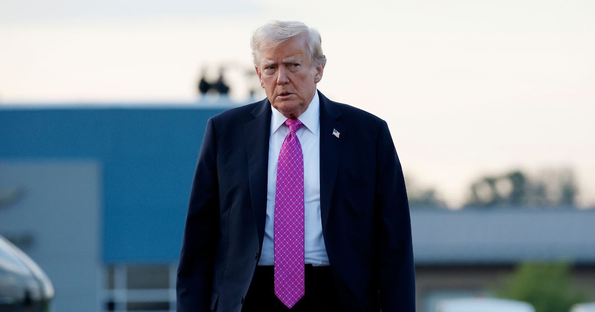 President Donald Trump walks to Air Force One at Morristown Airport on Sept. 14, 2025, in Morristown, New Jersey.