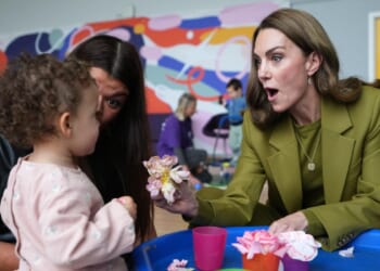 Kate, the princess of Wales, suggests parents should put down the phone to combat social discontent