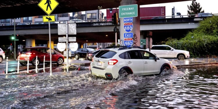 Rare October storm brings heavy rain, winds and possible mudslides to Southern California