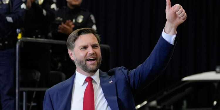 Vice President J.D. Vance, seen in a Sept. 24 photo, once again came in as the top 2028 presidential pick in The Western Journal's unscientific weekly straw poll.