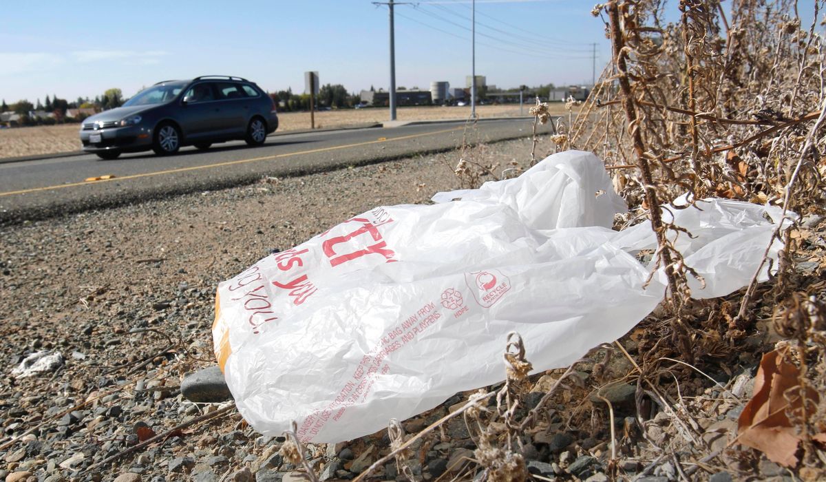 California suing plastic bag makers, alleging false claims about recycling