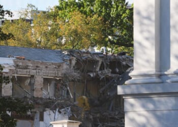 East Wing demolition making way for new White House ballroom