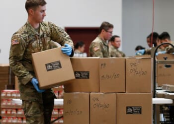 National Guard in California to support food banks due to expected food assistance delays