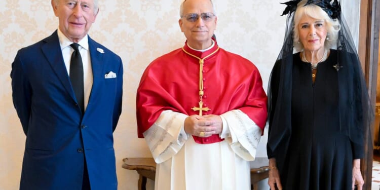 King Charles III and Queen Camilla pray with Pope Leo in historic step for churches