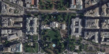 Satellite images show before and after of demolition of White House East Wing