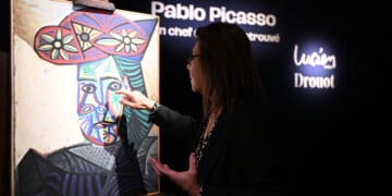 Picasso portrait of Dora Maar in vivid hat, long hidden from view, sells for 32 million euros