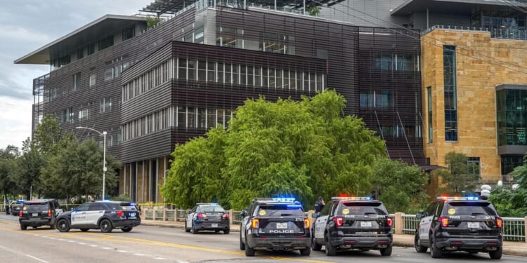 One injured and suspect arrested in Texas library shooting