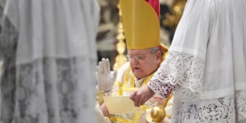 American cardinal celebrates old Latin Mass in St. Peter's in a sign of change