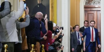 J.D. Vance says administration can continue paying troops during shutdown 'at least for now'