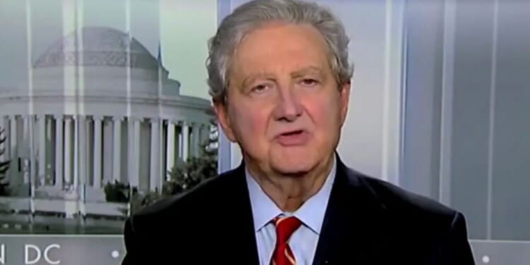 Sen. John Kennedy of Louisiana said MSNBC host Nicolle Wallace's was "stupid" for denying that Democrats compared Trump to Hitler.