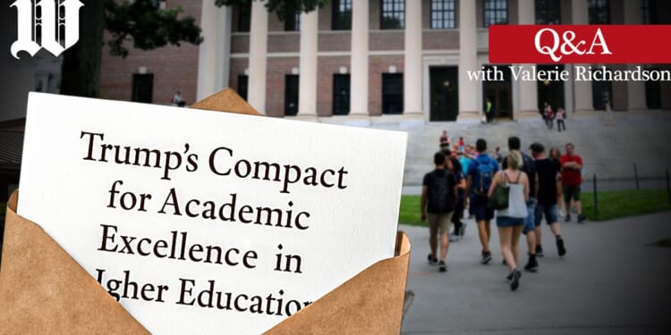 WATCH: Valerie Richardson on the Trump administration's Compact for Academic Excellence