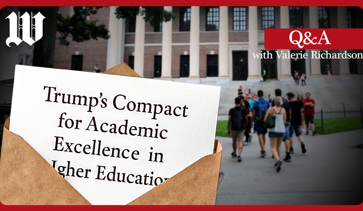 WATCH: Valerie Richardson on the Trump administration's Compact for Academic Excellence