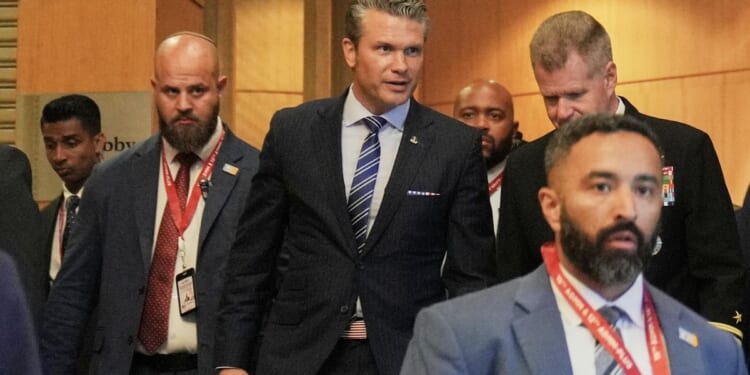 Pete Hegseth voices concerns about Chinese military operations to defense minister