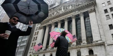 Amazon carrying Wall Street to the finish of another winning week and month