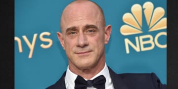 Actor Christopher Meloni arrives for the 74th Emmy Awards in Los Angeles, California, in a file photo dated Sept. 12, 2022.