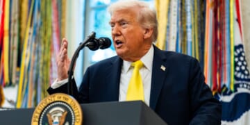 President Donald Trump announced the warning to Hamas Thursday on social media.