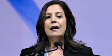 GOP Rep. Elise Stefanik of New York, seen in a March photo, had a blistering response to the New York Times' inquiry.